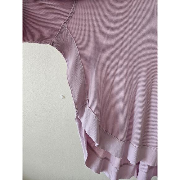 Free People We The Free Owen Thermal Knit Top, Size L - Picture 6 of 12